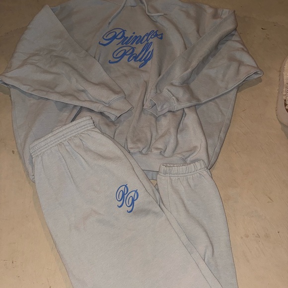 Princess Polly Light Gray Sweat Set - Picture 5 of 5